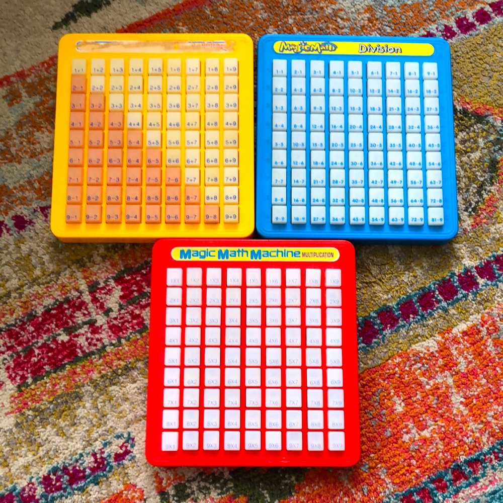 Vintage Magic math machines: addition, division, multiplication